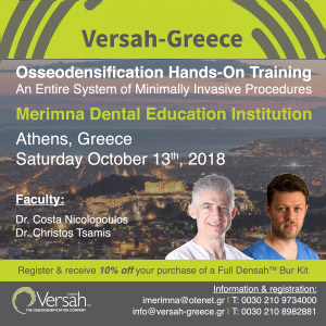Osseodensification One Day Hands-On Training