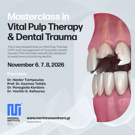 3-Day Masterclass in Vital Pulp Therapy & Dental Trauma